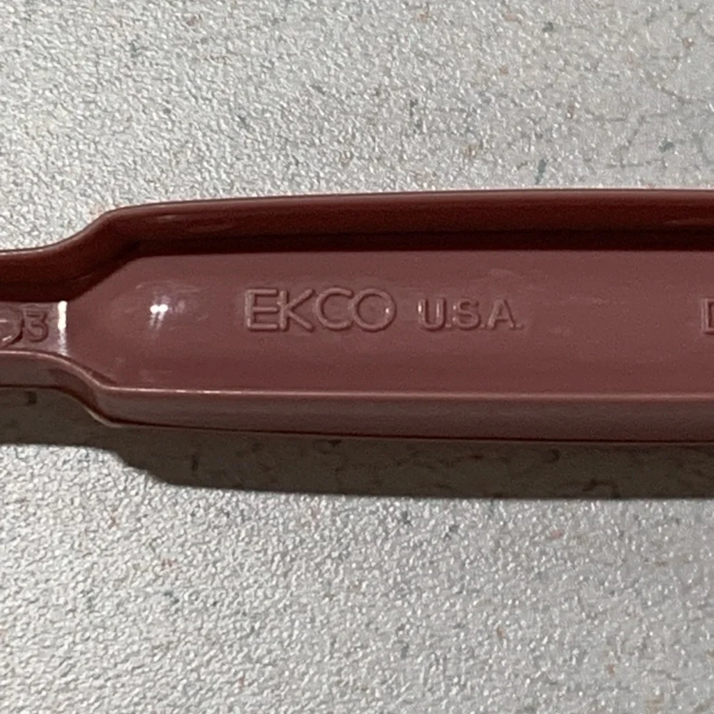 Vintage Pink EKCO MEAT SERVING FORK Utensil Nylon 11” Serving Kitchen Tool Nice